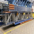 Voordeelrij gebruikte Mecalux palletstelling 6000x11200x1100 mm (hxbxd) - 4 secties 4 niveaus
