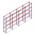 Voordeelrij gebruikte palletstelling Redirack 6000x11200x900mm (hxbxd) 4 secties 4 niveaus