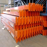 Voordeelrij gebruikte Polypal palletstelling 4350x11220x950mm (hxbxd) - 3 secties 4 niveaus