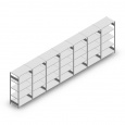 Voordeelrij Legbordstelling Heavy Duty 2000x7000x800, 5 niveaus metaal verzinkt 250 kg