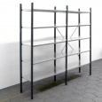 Voordeelrij Legbordstelling Medium Duty 2000x3000x300, 5 niveaus metaal antraciet 90 kg