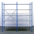 Voordeelrij Legbordstelling Medium Duty 2000x3000x300, 5 niveaus metaal blauw 90 kgb
