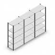 Voordeelrij Legbordstelling Medium Duty 2000x3000x500, 5 niveaus metaal antraciet 70 kg