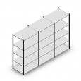 Voordeelrij Legbordstelling Medium Duty 2000x3000x700, 5 niveaus metaal antraciet 180 kg