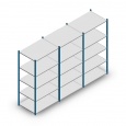 Voordeelrij Legbordstelling Medium Duty 2000x3000x700, 5 niveaus metaal blauw 180 kg