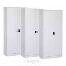 3 Afsluitbare draaideurkasten 1950x920x420 mm (hxbxd) grijs 3 Afsluitbare draaideurkasten 1950x920x420 mm (hxbxd) grijs