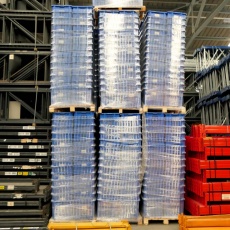 Palletaanbieding 60x gebruikte kunststof mand, stapelmand, stapelbak 600x400x200 mm (lxbxh) Palletaanbieding 60x gebruikte kunststof mand, stapelmand, stapelbak 600x400x200 mm (lxbxh)