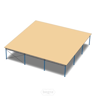 Entresolvloer, verdiepingsvloer, tussenvloer 15000x15000x3000 mm (lxbxh) Entresolvloer, verdiepingsvloer, tussenvloer 15000x15000x3000 mm (lxbxh)
