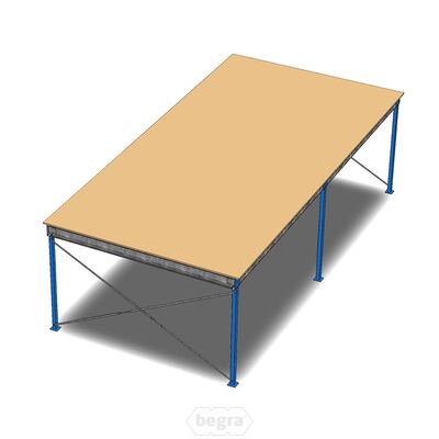 Entresolvloer, verdiepingsvloer, tussenvloer 10000x5000x3200 mm (lxbxh) Entresolvloer, verdiepingsvloer, tussenvloer 10000x5000x3200 mm (lxbxh)