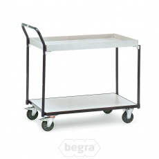 ESD tafelwagen 300 kg, 1 etage, 1 etagebak 1000x600 (lxb)