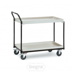 ESD tafelwagen 300 kg, 2 etagebakken  850x500 (lxb)