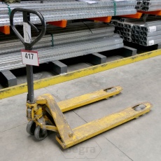 Gebruikte palletwagen, pompwagen extra breed 2500 kg - voorgemonteerd Gebruikte palletwagen, pompwagen extra breed 2500 kg - voorgemonteerd