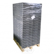 Palletaanbieding 200 gebruikte stapelbare magazijnbakken 400x300x72mm (lxbxh) antraciet Palletaanbieding 200 gebruikte stapelbare magazijnbakken 400x300x72mm (lxbxh) antraciet