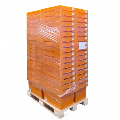 Palletaanbieding 64x gebruikte distributiebak, transportbak 600x400x400 mm (lxbxh) Oranje Palletaanbieding 64x gebruikte distributiebak, transportbak 600x400x400 mm (lxbxh) Oranje