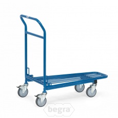 Cash & carry wagen, transportwagen 300 kg van staal en draadgaas met inklapbare duwbeugel 850x500 mm (lxb) Cash & carry wagen, transportwagen 300 kg van staal en draadgaas met inklapbare duwbeugel 850x500 mm (lxb)