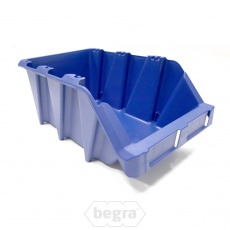 Voordeelpartij 20 Begra stapelbare en nestbare kunststof magazijnbakken type S6, 420x265x177 mm (lxbxh) blauw Voordeelpartij 20 Begra stapelbare en nestbare kunststof magazijnbakken type S6, 420x265x177 mm (lxbxh) blauw