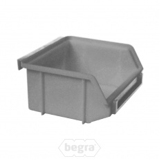 Voordeelpartij 47 stuks kunststof stapelbakken A1 100x100x50 mm (lxbxh) grijs