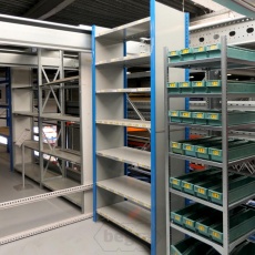Voordeelpartij gebruikte Impex legbordstelling 2450x1000x500 mm (hxbxd) 1 sectie 7 niveaus