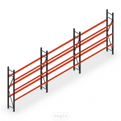 Voordeelrij bandenstelling grootvak AR 2250x6240x400mm (hxbxd) 3 secties 3 niveaus antraciet Voordeelrij bandenstelling grootvak AR 2250x6240x400mm (hxbxd) 3 secties 3 niveaus antraciet