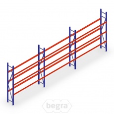 Voordeelrij bandenstelling grootvak AR 2250x6240x400mm (hxbxd) 3 secties 3 niveaus blauw Voordeelrij bandenstelling grootvak AR 2250x6240x400mm (hxbxd) 3 secties 3 niveaus blauw