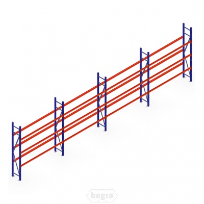 Voordeelrij bandenstelling grootvak AR 2250x6700x400mm (hxbxd) 4 secties 3 niveaus blauw Voordeelrij bandenstelling grootvak AR 2250x6700x400mm (hxbxd) 4 secties 3 niveaus blauw