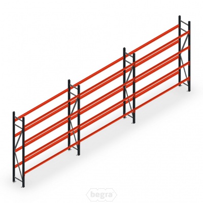 Voordeelrij bandenstelling grootvak AR 3000x6240x400mm (hxbxd) 3 secties 4 niveaus antraciet Voordeelrij bandenstelling grootvak AR 3000x6240x400mm (hxbxd) 3 secties 4 niveaus antraciet