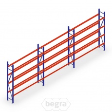 Voordeelrij bandenstelling grootvak AR 3000x6240x400mm (hxbxd) 3 secties 4 niveaus blauw Voordeelrij bandenstelling grootvak AR 3000x6240x400mm (hxbxd) 3 secties 4 niveaus blauw