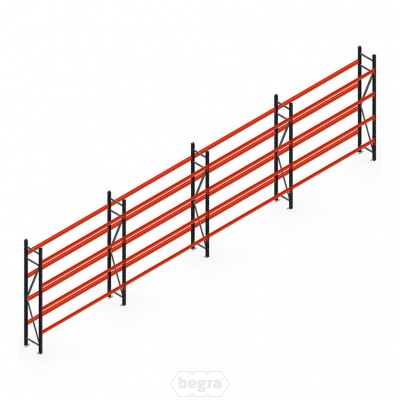 Voordeelrij bandenstelling grootvak AR 3000x6700x400mm (hxbxd) 4 secties 4 niveaus antraciet Voordeelrij bandenstelling grootvak AR 3000x6700x400mm (hxbxd) 4 secties 4 niveaus antraciet