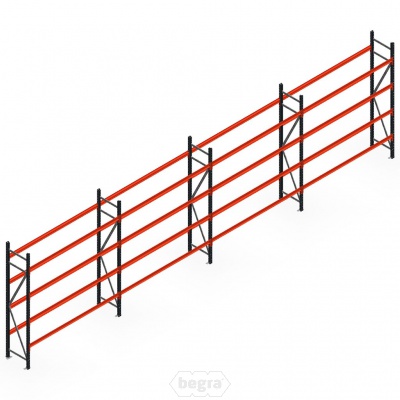 Voordeelrij bandenstelling grootvak AR 3000x6700x500mm (hxbxd) 4 secties 4 niveaus antraciet Voordeelrij bandenstelling grootvak AR 3000x6700x500mm (hxbxd) 4 secties 4 niveaus antraciet
