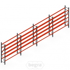 Voordeelrij bandenstelling grootvak AR 3000x6700x500mm (hxbxd) 4 secties 5 niveaus antraciet Voordeelrij bandenstelling grootvak AR 3000x6700x500mm (hxbxd) 4 secties 5 niveaus antraciet