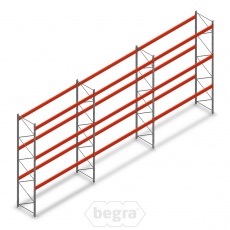 Voordeelrij deels gebruikte AR T2 palletstelling 4500x11200x1100mm (hxbxd) - 3 secties 3 niveaus Voordeelrij deels gebruikte AR T2 palletstelling 4500x11200x1100mm (hxbxd) - 3 secties 3 niveaus
