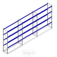 Voordeelrij gebruikte Bito palletstelling 5230x11280x1100mm (hxbxd) - 3 secties / 4 niveaus Voordeelrij gebruikte Bito palletstelling 5230x11280x1100mm (hxbxd) - 3 secties / 4 niveaus