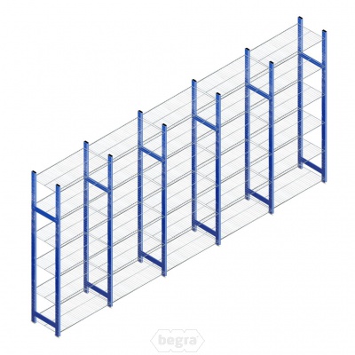 Voordeelrij gebruikte Bosal legbordstelling Blauw/verzinkt 2300x5000x500mm (hxbxd) 6niveaus - 5 secties Gebruikt Voordeelrij gebruikte Bosal legbordstelling Blauw/verzinkt 2300x5000x500mm (hxbxd) 6niveaus - 5 secties Gebruikt