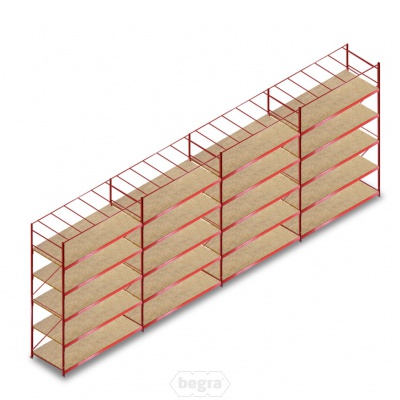 Voordeelrij gebruikte Stow grootvakstelling 2700x1800x800mm (hxbxd) - 6 niveaus Voordeelrij gebruikte Stow grootvakstelling 2700x1800x800mm (hxbxd) - 6 niveaus
