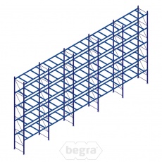 Voordeelrij gebruikte Hovuma palletstelling 7130x14010x870 mm (hxbxd) - 5 secties 5 niveaus Voordeelrij gebruikte Hovuma palletstelling 7130x14010x870 mm (hxbxd) - 5 secties 5 niveaus