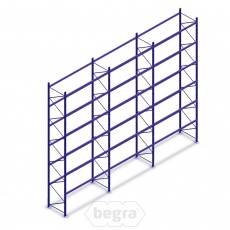 Voordeelrij gebruikte Hovuma palletstelling 7130x8440x1070mm (hxbxd) 3 secties 6 niveaus Voordeelrij gebruikte Hovuma palletstelling 7130x8440x1070mm (hxbxd) 3 secties 6 niveaus