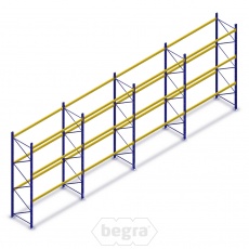 Voordeelrij gebruikte JH Esmena palletstelling 4100x10900x1100mm (hxbxd) - 4 secties 3 niveaus