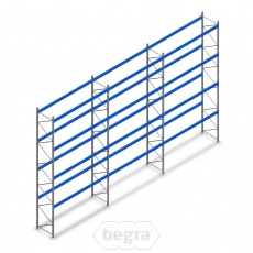 Voordeelrij gebruikte Schaeffer palletstelling 6900x11460x1050mm (hxbxd) - 3 secties 4 niveaus Voordeelrij gebruikte Schaeffer palletstelling 6900x11460x1050mm (hxbxd) - 3 secties 4 niveaus