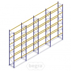 Voordeelrij gebruikte Standard palletstelling 7010x11300x900mmmm (hxbxd) - 4 secties 5 niveaus Voordeelrij gebruikte Standard palletstelling 7010x11300x900mmmm (hxbxd) - 4 secties 5 niveaus