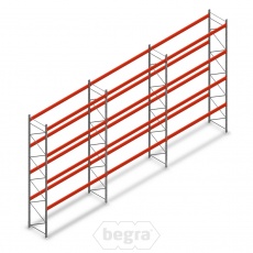 Voordeelrij gebruikte Vogelsang palletstelling 6000x11080x1100 mm (hxbxd) - 3 secties 4 niveaus Voordeelrij gebruikte Vogelsang palletstelling 6000x11080x1100 mm (hxbxd) - 3 secties 4 niveaus