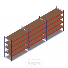 Voordeelrij grootvakstelling AR 2000x5790x800mm (hxbxd) - 4 niveaus